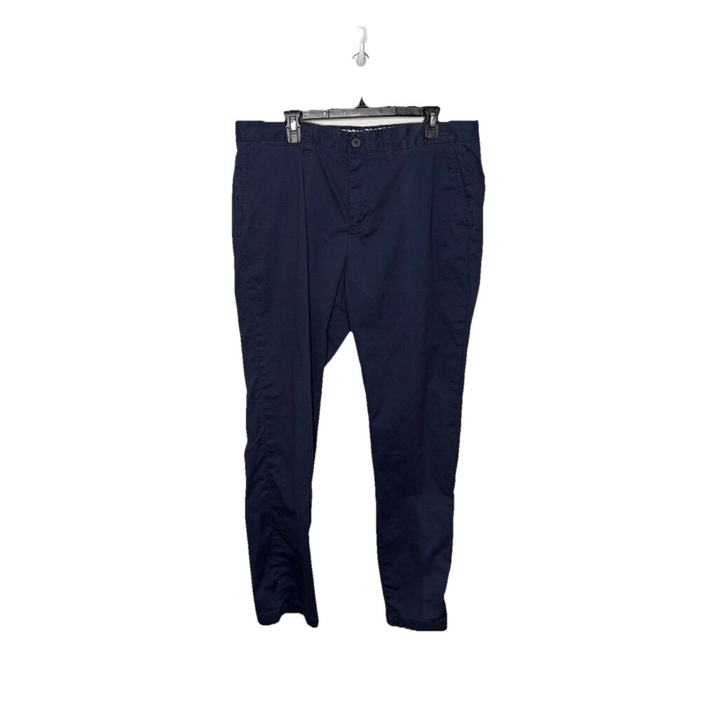 Southern Pines Navy Blue Casual Pants Men Size 34 x 32 Cotton Blend